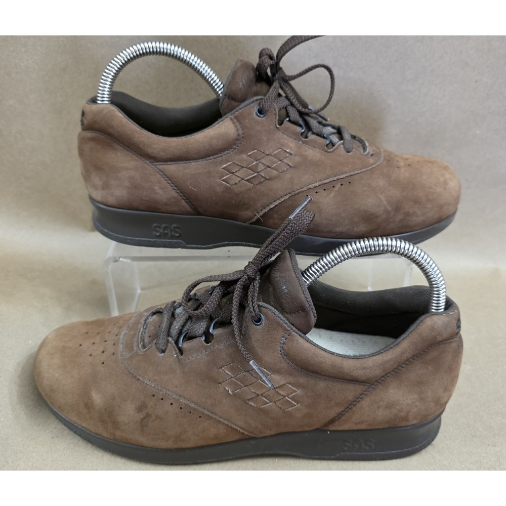 SAS (Sz 8.5 M) Tripad Comfort Free Time walking shoes brown nubuck leather